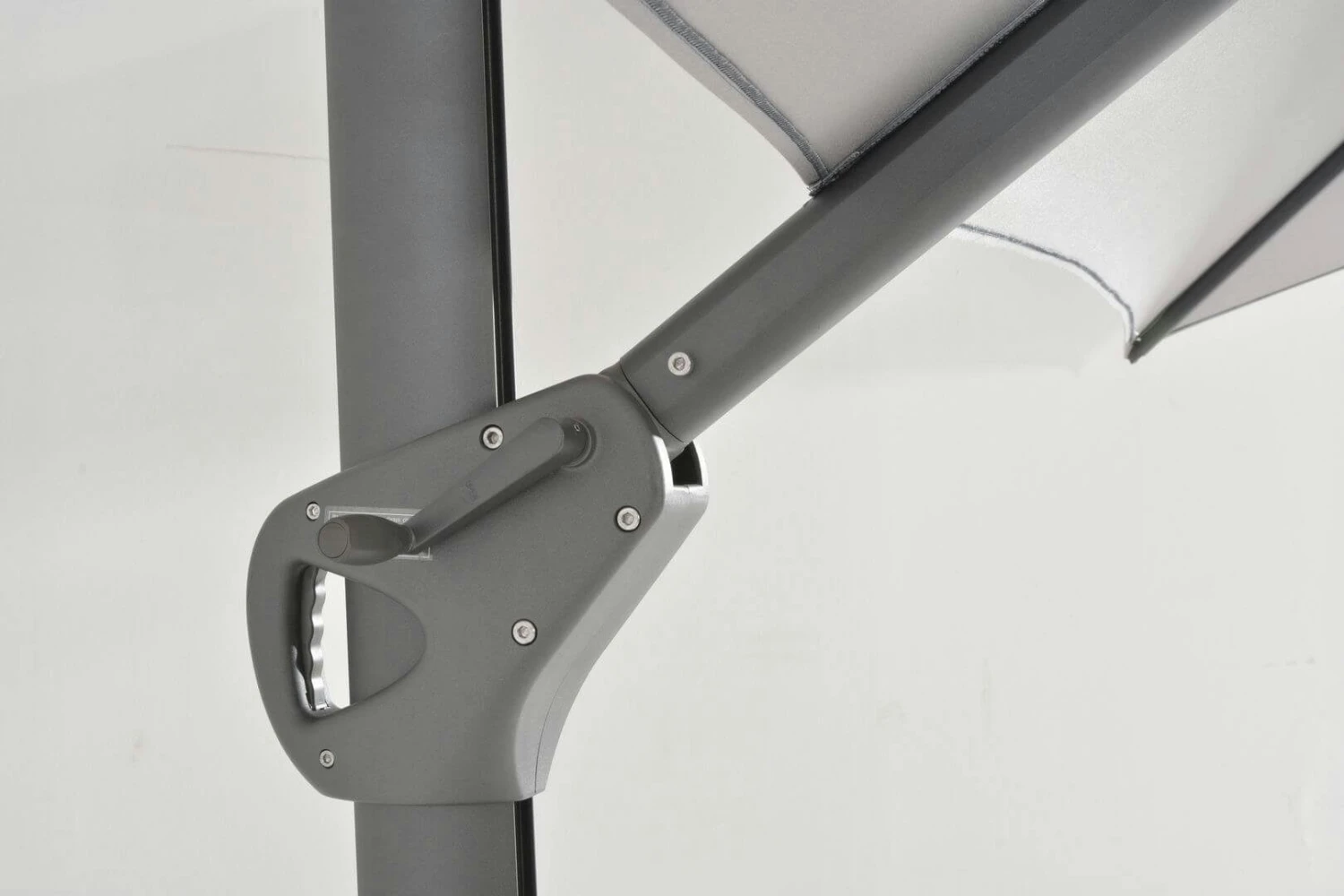 4SO Haciënda 300 X 400 Cm Parasol Mid Grey 4 4SO Haciënda 300 X 400 Cm Parasol Mid Grey - Afbeelding 4