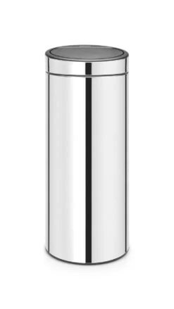 Brabantia Touch Bin New Afvalemmer 30 Liter Brilliant Steel