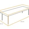 Premium Beschermhoes Tafel Tot 220 Cm