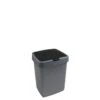 Sunware Delta Afvalbak 10 Liter Metaal Zwart