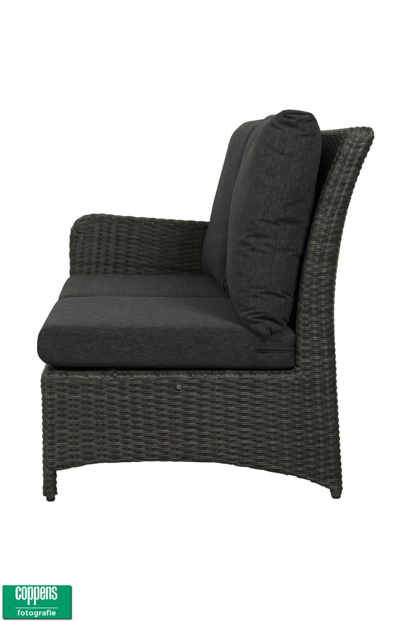 Qopps Aruba 2-zits Arm Rechts Antraciet 3 Qopps Aruba 2-zits Arm Rechts Antraciet - Afbeelding 3