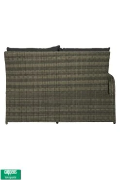Qopps Aruba 2-zits Arm Rechts Licht Grijs -Tuinmeubelen & Barbecue Winkel 1303 2s R 145 3