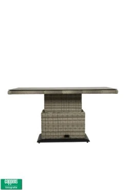 Qopps Sandigo / Aruba In Hoogte Verstelbare Tuintafel 140 X 85 Licht Grijs -Tuinmeubelen & Barbecue Winkel 1520 TT 145 sandigo vario tafel licht grijs 4