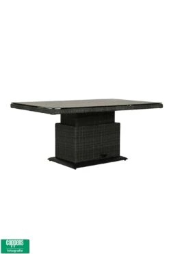 Qopps Sandigo / Aruba In Hoogte Verstelbare Tuintafel 140 X 85 Antraciet