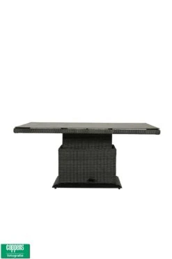 Qopps Sandigo / Aruba In Hoogte Verstelbare Tuintafel 140 X 85 Antraciet -Tuinmeubelen & Barbecue Winkel 1520 TT140 125 sandigo vario tafel 140 X 85 5