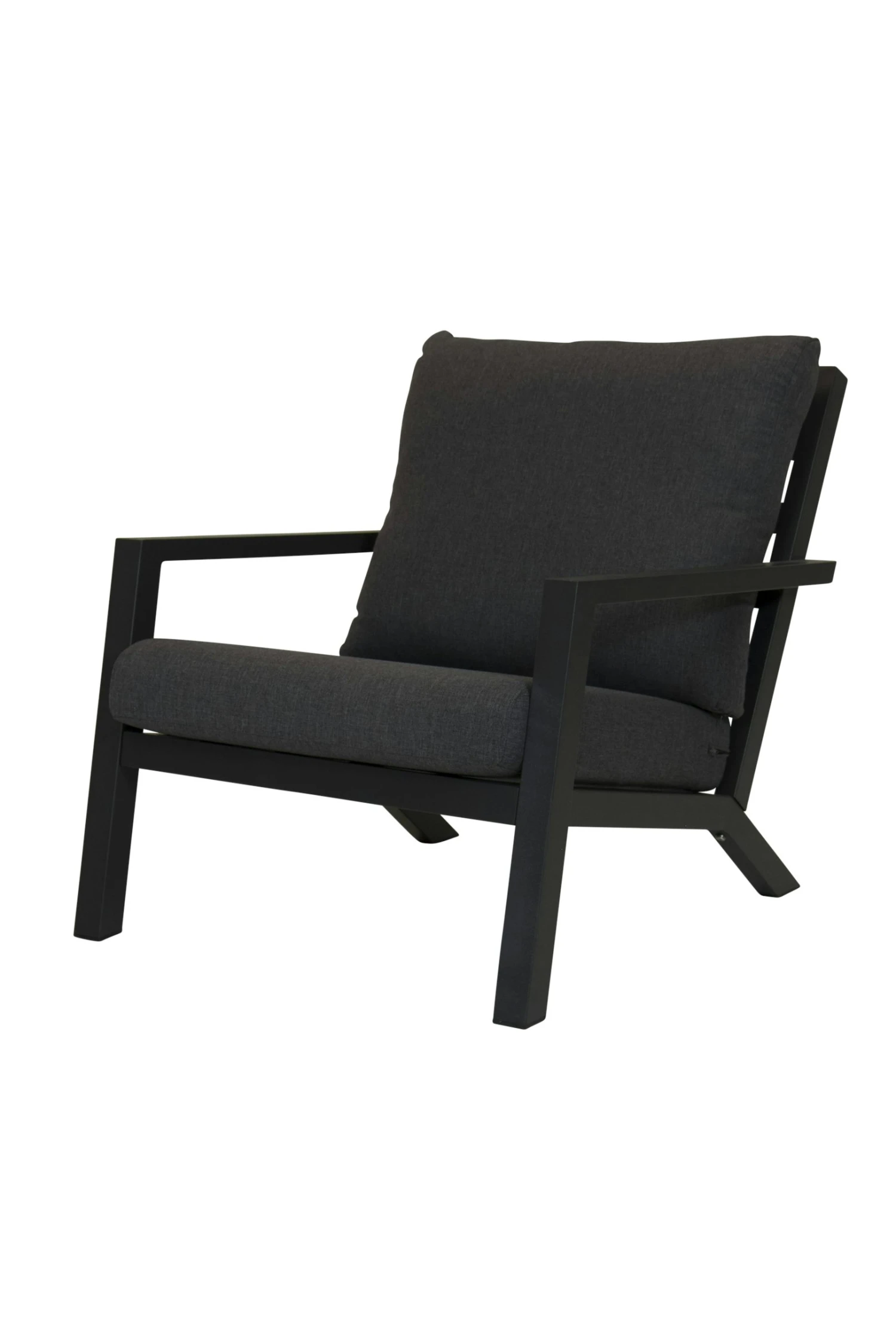 QOPPS Lounge Tuinstoel Atlanta Met Voetenbank Antraciet 4 QOPPS Lounge Tuinstoel Atlanta Met Voetenbank Antraciet - Afbeelding 4