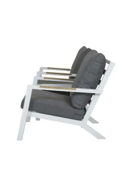 Qopps Ascon Set 2 Lounge Stoelen Met Bijzettafel -Tuinmeubelen & Barbecue Winkel 1660 1S TA W 1660 ET W set van 2 ascon stoelen met bijzettafel wit 5