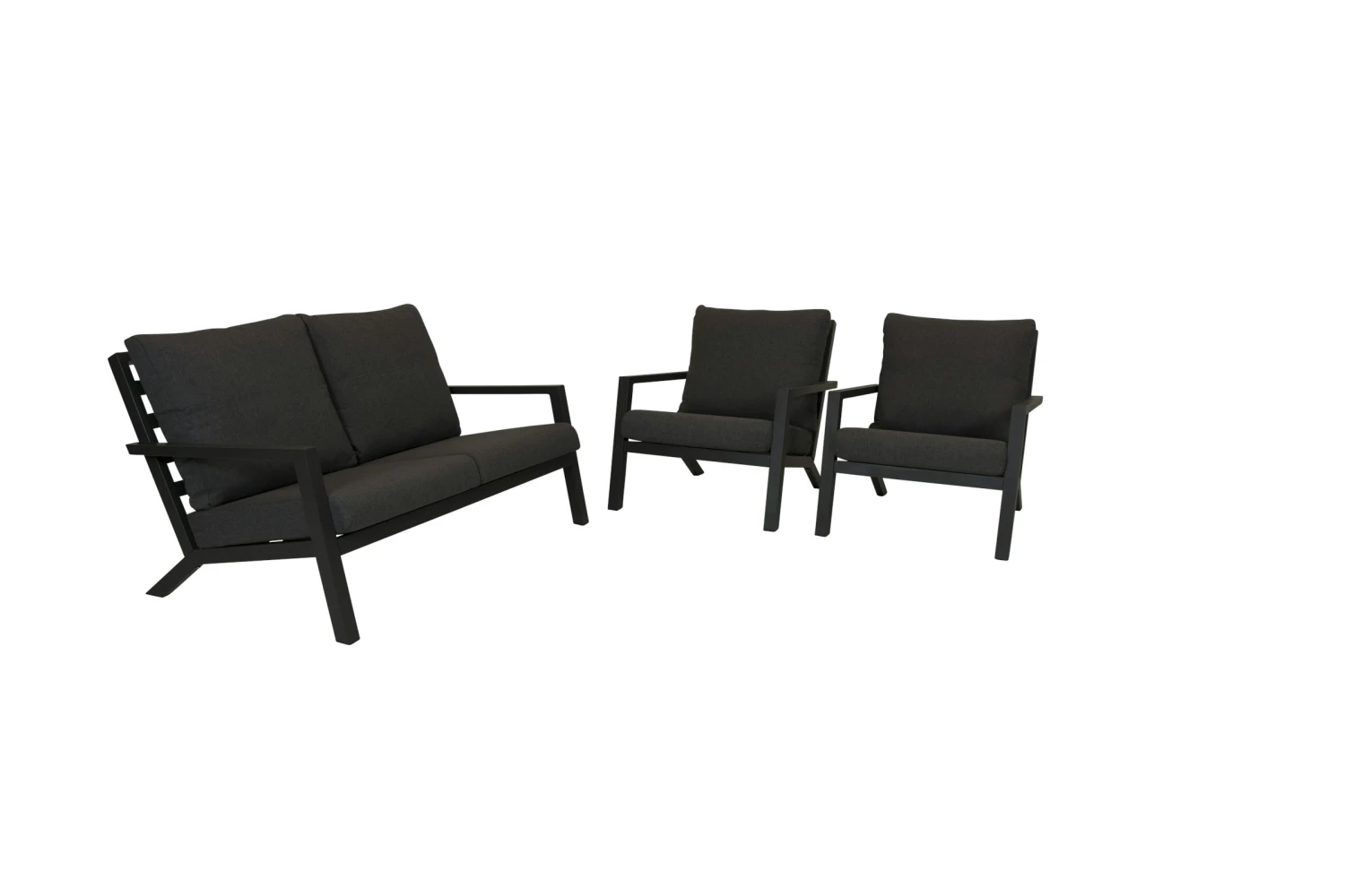 Qopps Atlanta 2 Zits Loungebank Met 2 Loungestoelen Met Koffietafel Devis 4 Qopps Atlanta 2 Zits Loungebank Met 2 Loungestoelen Met Koffietafel Devis - Afbeelding 4