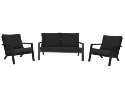 Qopps Loungeset Atlanta 2 Zitsbank Met 2 Loungestoelen En Tuintafel Rubli -Tuinmeubelen & Barbecue Winkel 1660 2S RG 1660 1S RG atlanta 2 zits bank en 2 lounge stoelen 200207 102651