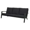 Qopps Atlanta Loungebank 3 Zits Antraciet