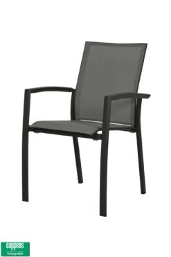 Qopps Levas Tuintafel 160 X 90 Mat Royal Grey Frame Met Tampa Tuinstoel -Tuinmeubelen & Barbecue Winkel 1660 C Tama dining stoel royal grey 2