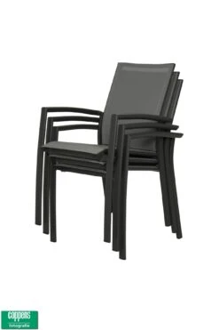 Qopps Levas Tuintafel 160 X 90 Mat Royal Grey Frame Met Tampa Tuinstoel -Tuinmeubelen & Barbecue Winkel 1660 C Tama dining stoel royal grey 5