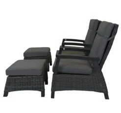 QOPPS 2 Lounge Tuinstoel Darwin Met Bijzettafel En 2 Voetenbank -Tuinmeubelen & Barbecue Winkel 1769 1S B 123 1769 OT 12 1660 ET RG set 2 darwin stoel en 2 voetenbanken en bijzettafel atlanta 4