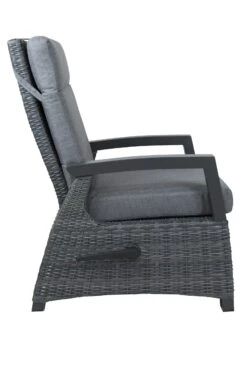 Qopps Darwin Lounge Tuinstoel, Gasveer Verstelbaar Met Voetstuk Antraciet -Tuinmeubelen & Barbecue Winkel 1769 1S BF RG 123 Darwin 2