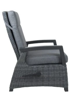 Qopps Darwin Lounge Tuinstoel, Gasveer Verstelbaar Met Voetstuk Antraciet -Tuinmeubelen & Barbecue Winkel 1769 1S BF RG 123 Darwin 3