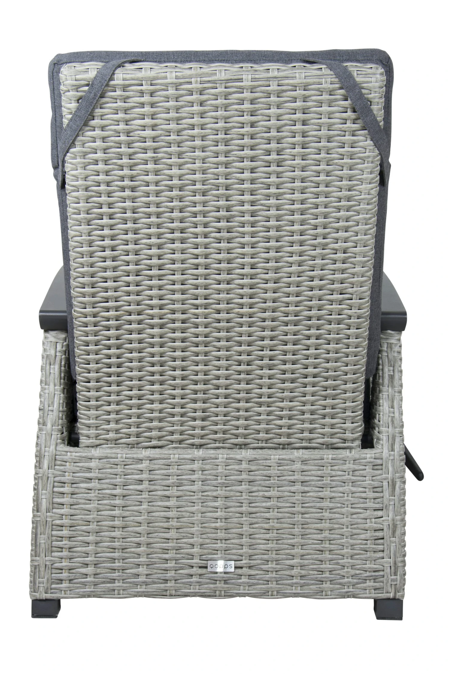 Qopps Orlon Lounge Tuinstoel, Gasveer Verstelbaar Met Voetstuk Cloudy Grey 9 Qopps Orlon Lounge Tuinstoel, Gasveer Verstelbaar Met Voetstuk Cloudy Grey - Afbeelding 9