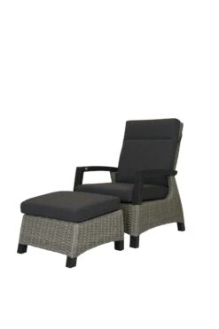 Qopps Orlon Lounge Tuinstoel Met Voetenbank Orlon