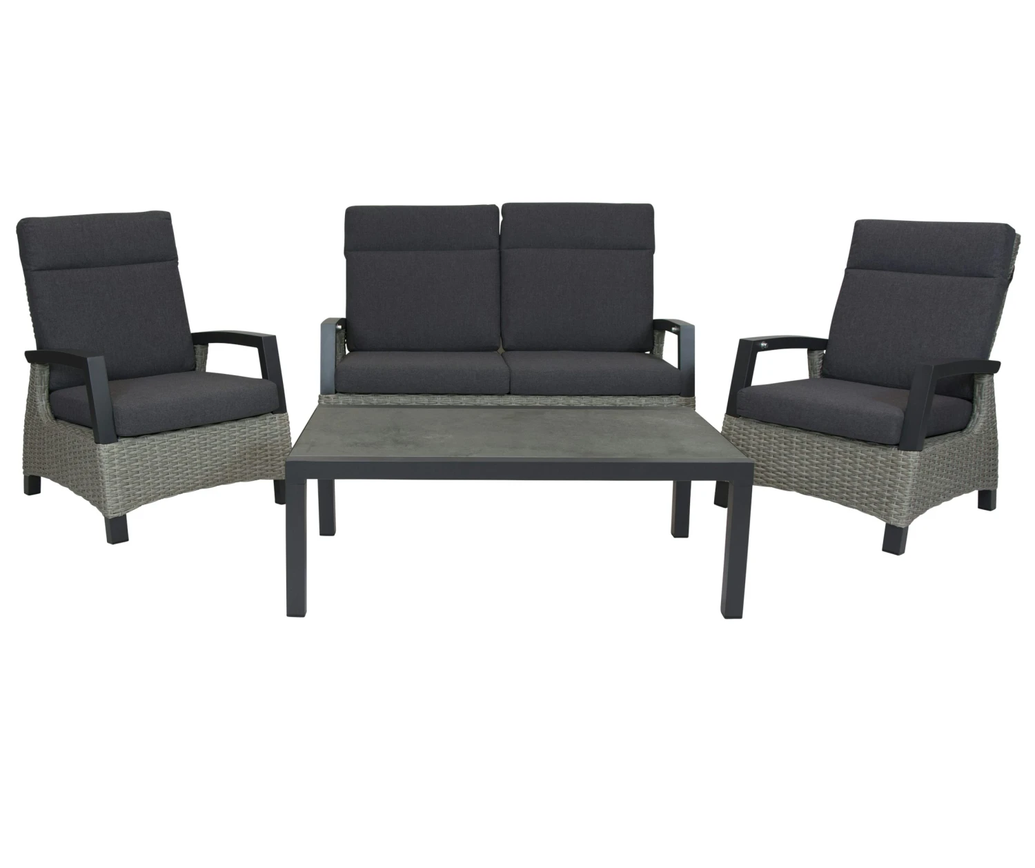 Qopps Orlon Lounge Set Met Tafel Atlanta 3 Qopps Orlon Lounge Set Met Tafel Atlanta - Afbeelding 3
