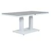 Qopps Rubli Tuintafel, In Hoogte Verstelbaar 130 X 75 Mat Wit