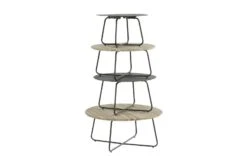 4SO Dali Coffee Tafel 58.5 Cm Rond Antraciet -Tuinmeubelen & Barbecue Winkel 213366 367 374 375