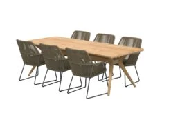 4SO Bel Air Teak Tuintafel Met Ramblas Dining Tuinstoel