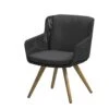 4SO Flores Dining Tuinstoel Antraciet Rope Teak