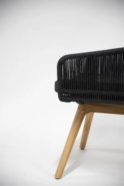 4SO Flores Dining Tuinstoel Antraciet Rope Teak -Tuinmeubelen & Barbecue Winkel 213731 08