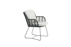 4SO Fabrice Dining Chair Antraciet -Tuinmeubelen & Barbecue Winkel 213825 Fabrice dining chair Anthracite Anthracite with 2 cushions 04