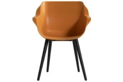 4 X Hartman Sophie Studio Dining Armstoel Zwart Orange India -Tuinmeubelen & Barbecue Winkel 21681834 2