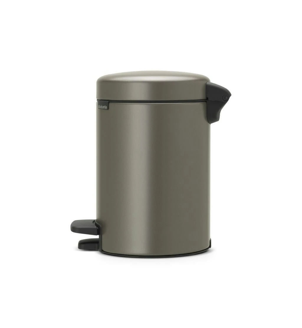 Brabantia Pedaalemmer Newlcon 3 Liter Platinum 2 Brabantia Pedaalemmer Newlcon 3 Liter Platinum - Afbeelding 2
