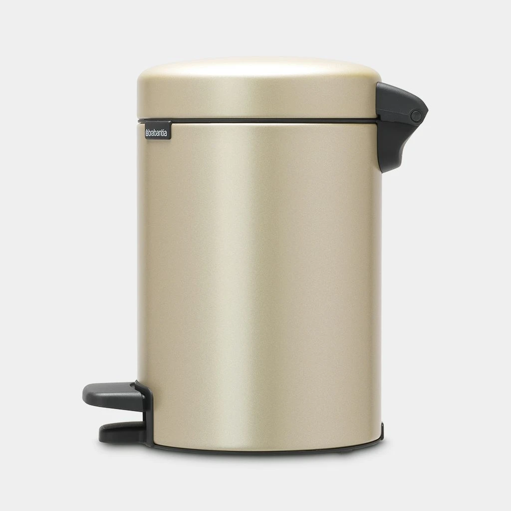 Brabantia Pedaalemmer Newlcon 3 Liter Champagne 4 Brabantia Pedaalemmer Newlcon 3 Liter Champagne - Afbeelding 4