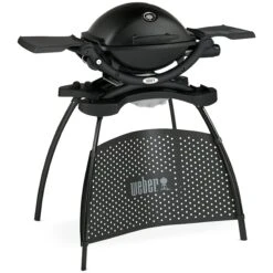 Weber Q 1200 Stand Gas Grill Zwart