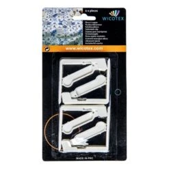 Tafelkleedklemmen Wit 4 Stuks