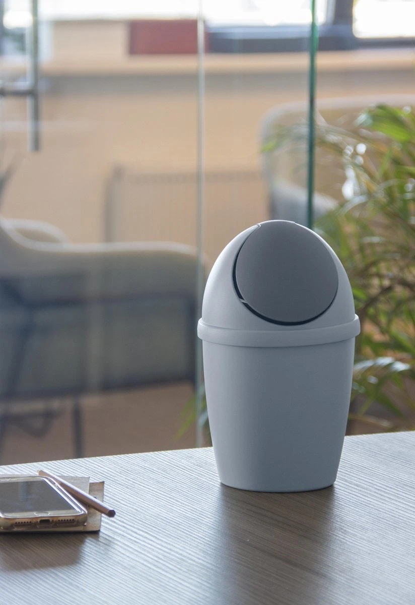 Sunware Tiglio Tafelafvalemmer 1.5 Liter Blauwgrijs/donkerblauw 2 Sunware Tiglio Tafelafvalemmer 1.5 Liter Blauwgrijs/donkerblauw - Afbeelding 2