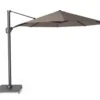 Platinum Challenger Zweefparasol T1 Premium 350 Cm Rond Havanna