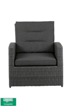 Dubai Lounge Stoel Antraciet Exclusief