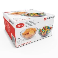 Schaal Glas 12.5 Cm 2dlg