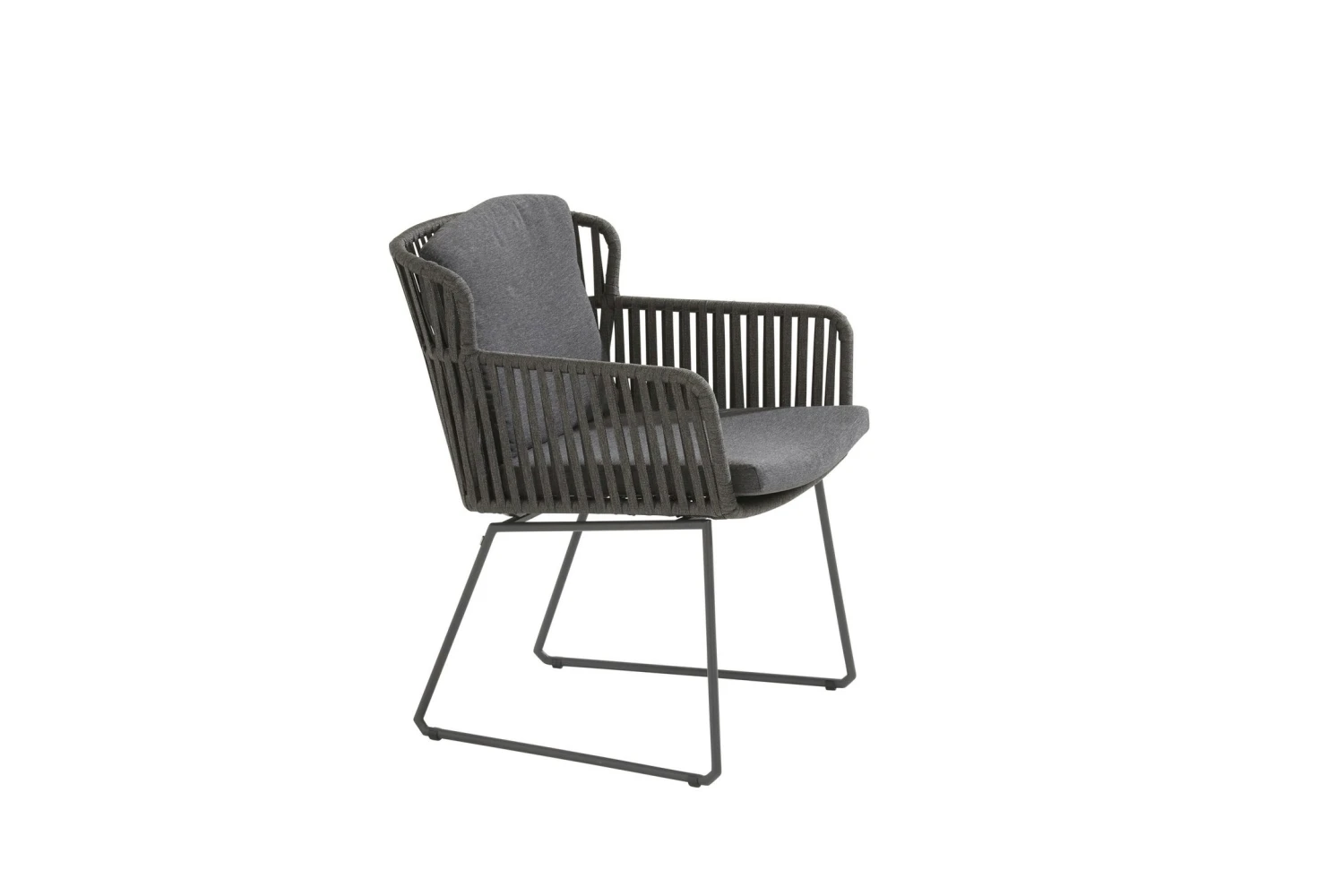 Taste Vitali Dining Tuinstoel Rope Antraciet 4 Taste Vitali Dining Tuinstoel Rope Antraciet - Afbeelding 4