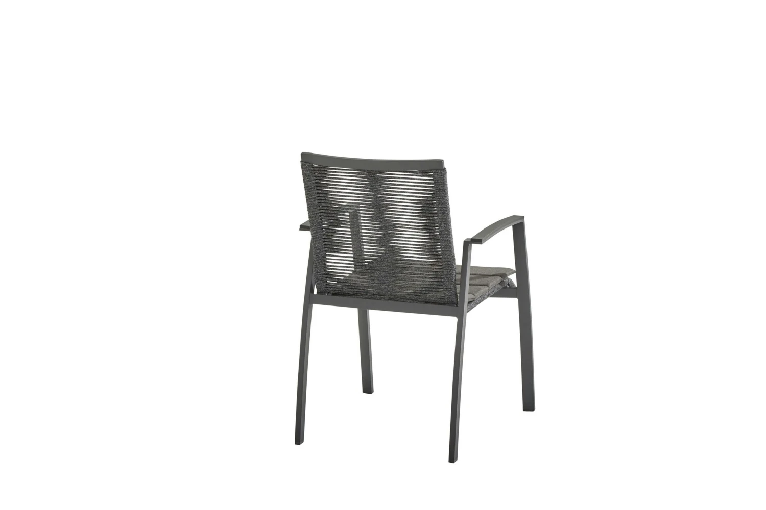 Taste Torino Rope Stapelbare Tuinstoel Mat Carbon 3 Taste Torino Rope Stapelbare Tuinstoel Mat Carbon - Afbeelding 3