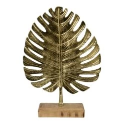 Gouden Blad Op Voet