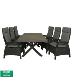 Qopps Admiral Tuintafel Met Darwin Verstelbare Tuinstoel