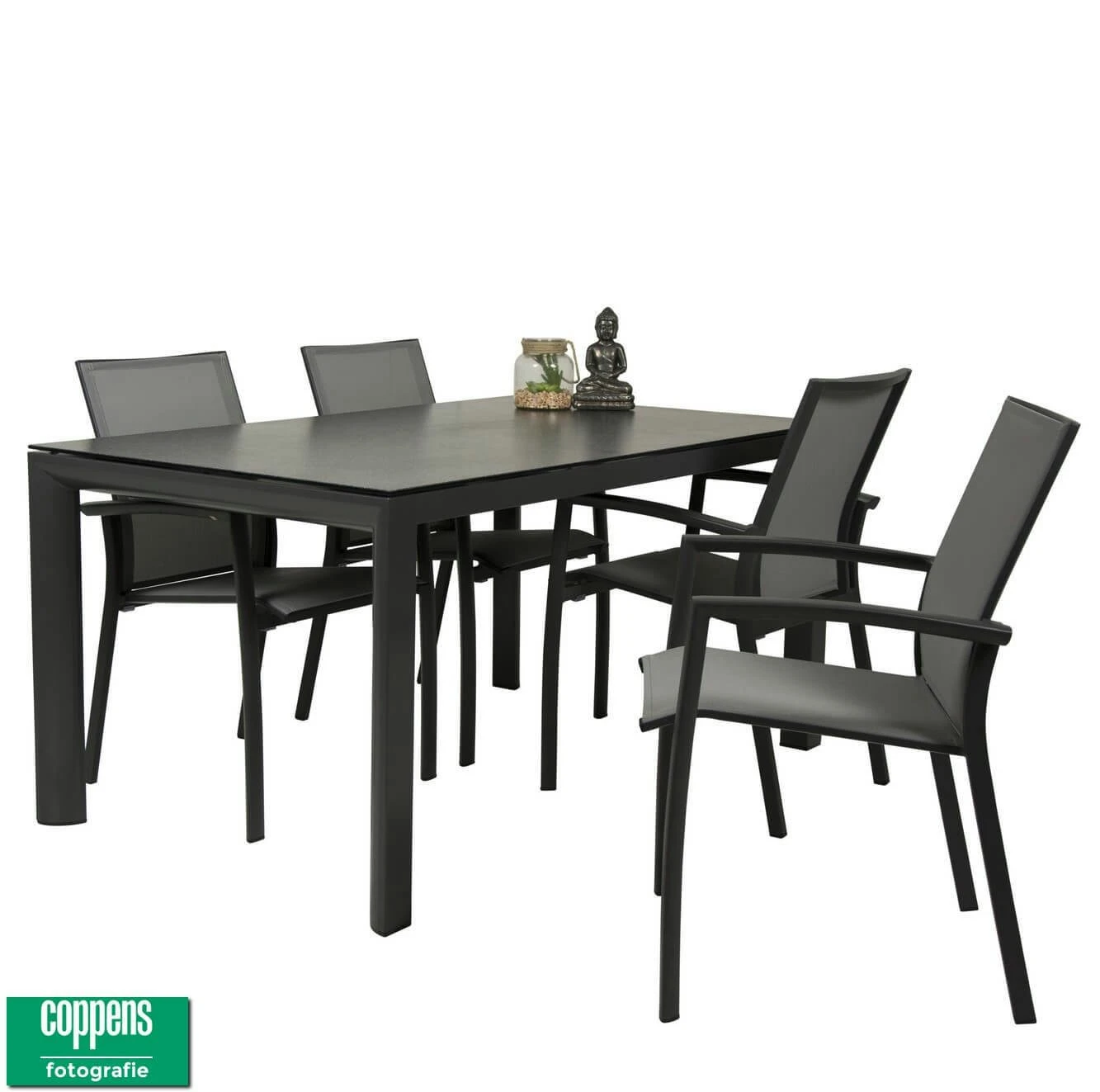 Qopps Colby Tuintafel 180 Met 4 Tuinstoelen Tampa 3 Qopps Colby Tuintafel 180 Met 4 Tuinstoelen Tampa - Afbeelding 3