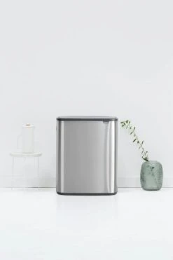 Brabantia Bo Touch Bin 2x30 Liter Matt Steel Fingerprint Proof