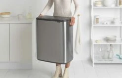 Brabantia Bo Touch Bin 2x30 Liter Matt Steel Fingerprint Proof -Tuinmeubelen & Barbecue Winkel Bo Touch Bin 2 x 30L Matt Steel Fingerprint Proof 8710755221422 Brabantia 300dpi 7041x4498px 6 NR 14416