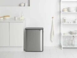 Brabantia Bo Touch Bin 2x30 Liter Matt Steel Fingerprint Proof -Tuinmeubelen & Barbecue Winkel Bo Touch Bin 2 x 30L Matt Steel Fingerprint Proof 8710755221422 Brabantia 300dpi 7132x5350px 6 NR 14565