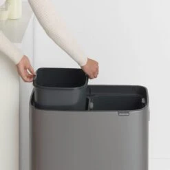 Brabantia Bo Touch Bin 2x30 Liter Platinum -Tuinmeubelen & Barbecue Winkel Bo Touch Bin 2 x 30L Platinum 8710755221521 Brabantia 300dpi 2401x2401px 6 NR 14453