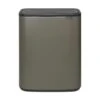 Brabantia Bo Touch Bin 2x30 Liter Platinum