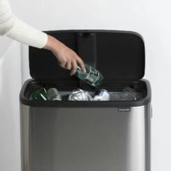 Brabantia Bo Touch Bin Hi 60 Liter Matt Steel Fingerprintproof -Tuinmeubelen & Barbecue Winkel Bo Touch Bin Hi 60L Matt Steel Fingerprint Proof 8710755130267 Brabantia 300dpi 1590x1590px 6 NR 14867 190412 132050