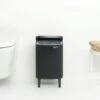 Brabantia Bo Hi Afvalemmer 7 Liter Matt Black
