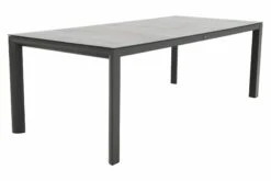 Qopps Colby Tuintafel 220 X 100 Porselein Blad Mat Royal Royal Grey